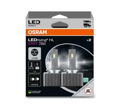 Kit 2 Lâmpadas LED D3S 12V/42W OSRAM LEDriving® HL EASY XEN