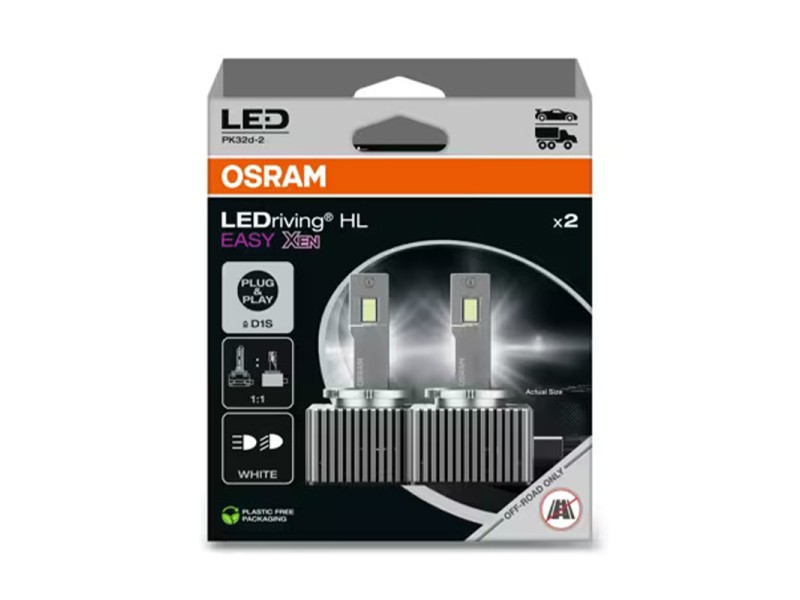 Kit 2 Lampes LED D1S 12V/40W OSRAM LEDriving® HL EASY XEN