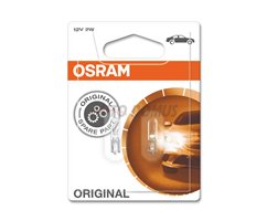 [06.2722-02B] Kit 2 Lamps W2x4.6d 12V/2W OSRAM Original Line®
