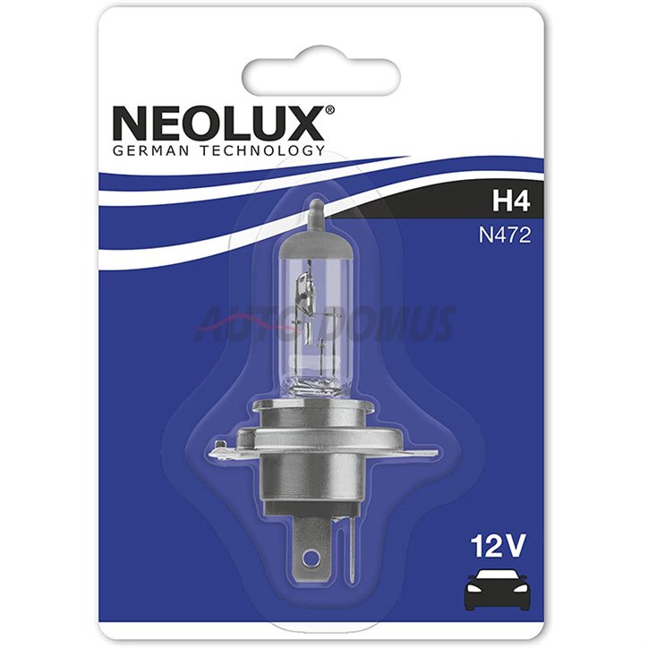 [26.N472-01B] BLISTER LAMPADA NEOLUX H4 12V 60/55W P43t [1 UN]