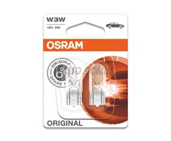 [06.2821-02B] Kit 2 Lampes W3W 12V/3W OSRAM Original Line®