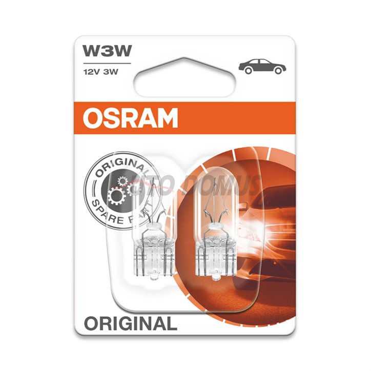 [06.2821-02B] Kit 2 Lamps W3W 12V/3W OSRAM Original Line®