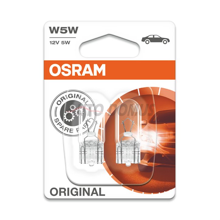 [06.2825-02B] Kit 2 Lamps W5W 12V/5W OSRAM Original Line®