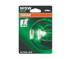 [06.2825ULT-02B] Kit 2 Lamps W5W 12V/5W OSRAM Ultra Life®