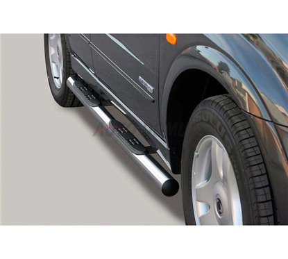 Side Steps Ssangyong Kyron 06-07 Stainless Steel Tube 76MM