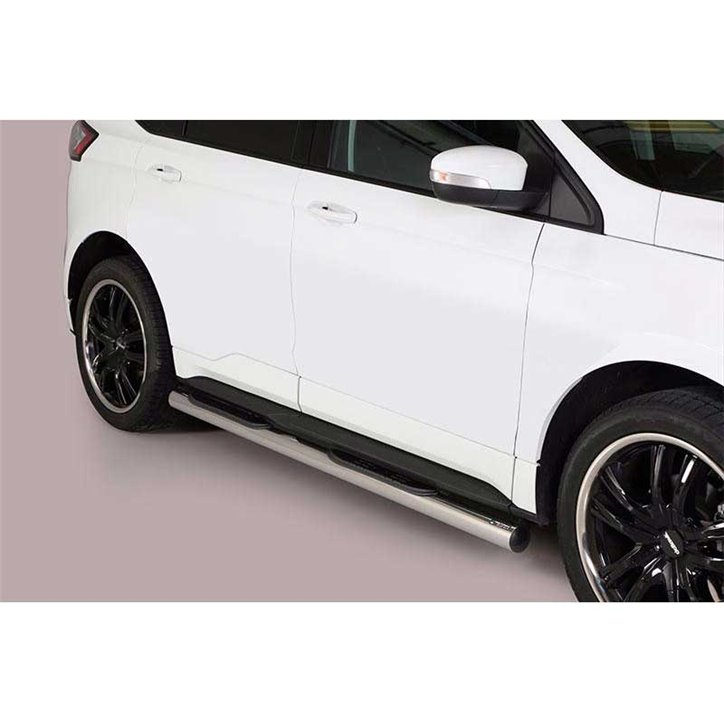 Side Steps Ford Edge 2016+ Stainless Steel Tube 76MM