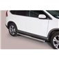 Estribos Honda CR-V 12-15 Inox Tubo 76MM Estribos Honda CR-V 12-15 Inox Tubo 76MM