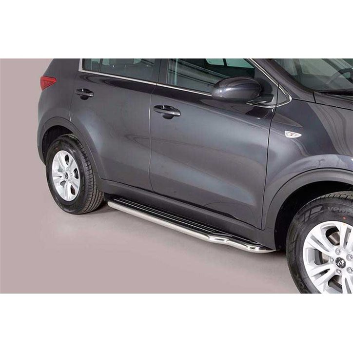 Estriberas KIA Sportage 2016+ Inox C/ Plataforma