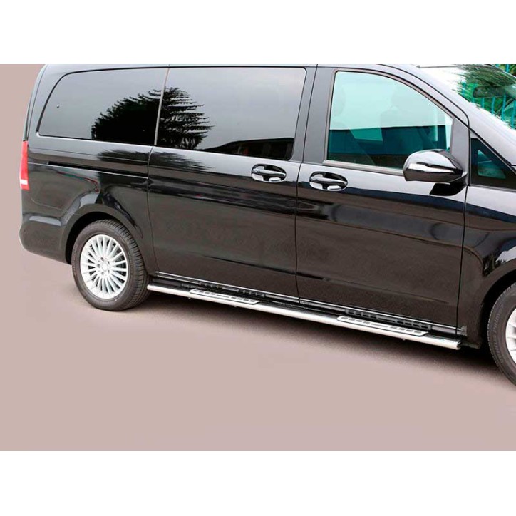 Estribos Mercedes-Benz V-Class 2014+ Inox DSP