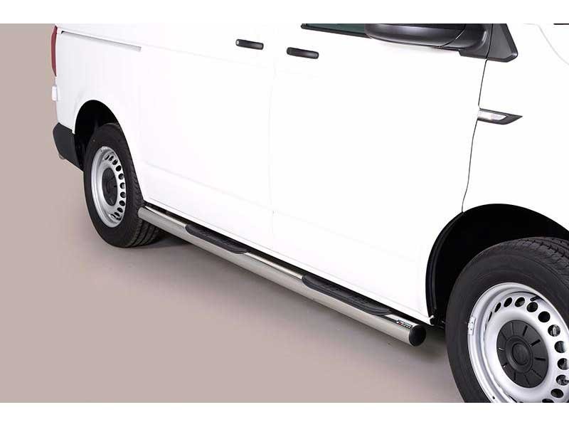 Side Steps VW T6 2015+ SWB Stainless Steel Tube 76MM