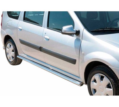 Side Protections Dacia Logan MCV Stainless Steel Oval