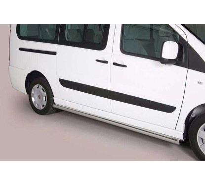 Side Protections Fiat Scudo 2006+ LWB Stainless Steel Tube 63MM