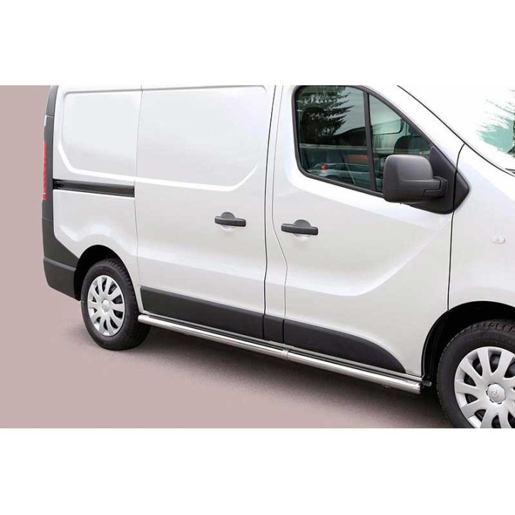 Side Protections Opel Vivaro SWB 2014+ Stainless Steel Tube 63MM