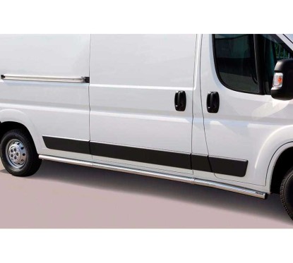 Side Protections Peugeot Boxer LWB 2014+ Stainless Steel Tube 63MM