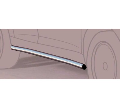 Side Protections Peugeot Expert LWB 06-15 Stainless Steel Tube 63MM
