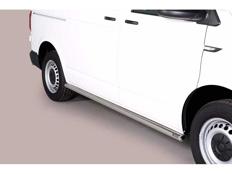 Side Protections VW T6 2015+ SWB Stainless Steel Tube 63MM Side Protections VW T6 2015+ SWB Stainless Steel Tube 63MM