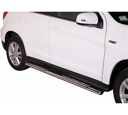 Side Steps Mitsubishi ASX 2010+ Stainless Steel DSP