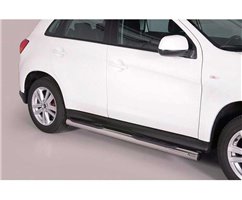 Side Steps Mitsubishi ASX 2010+ Stainless Steel Tube 76MM