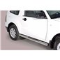 Estribos Mitsubishi Pajero 2007+ 3P Inox Tubo 76MM Estribos Mitsubishi Pajero 2007+ 3P Inox Tubo 76MM