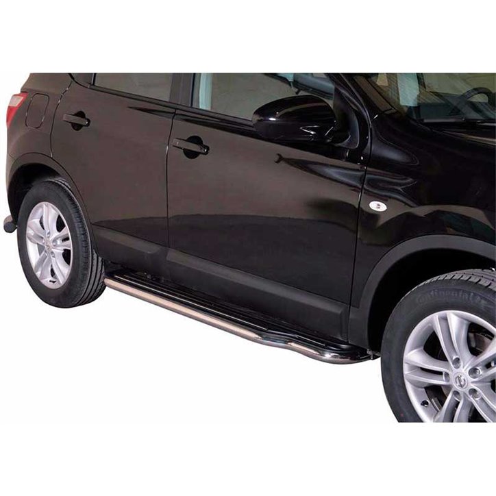 Estriberas Nissan Qashqai 10-13 Inox C/ Plataforma