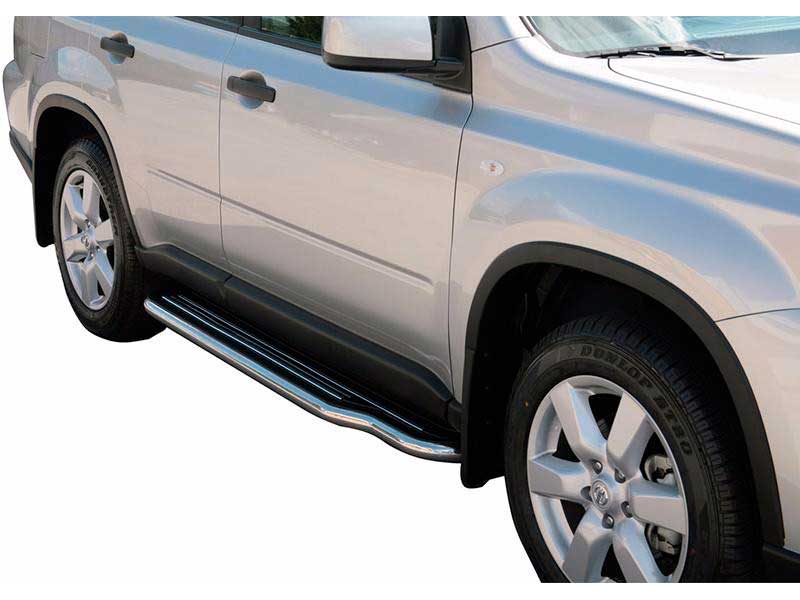 Estriberas Nissan X-Trail 07-10 Inox C/ Plataforma Estriberas Nissan X-Trail 07-10 Inox C/ Plataforma
