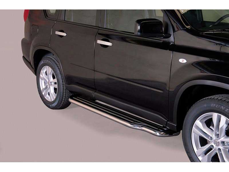 Estriberas Nissan X-Trail 11-14 Inox C/ Plataforma Estriberas Nissan X-Trail 11-14 Inox C/ Plataforma