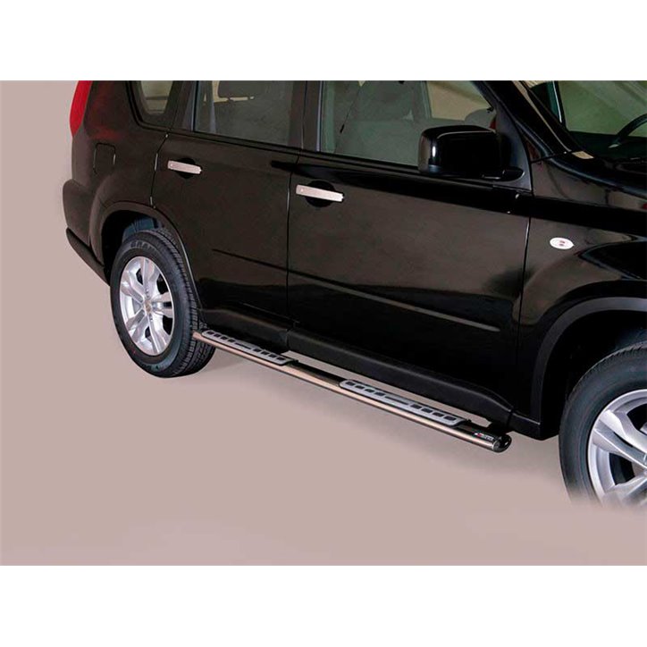 Estribos Nissan X-Trail 11-14 Inox DSP