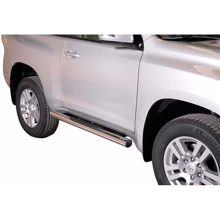 Estriberas Toyota Land Cruiser 150 2009+ 3P Inox Tubo 76MM
