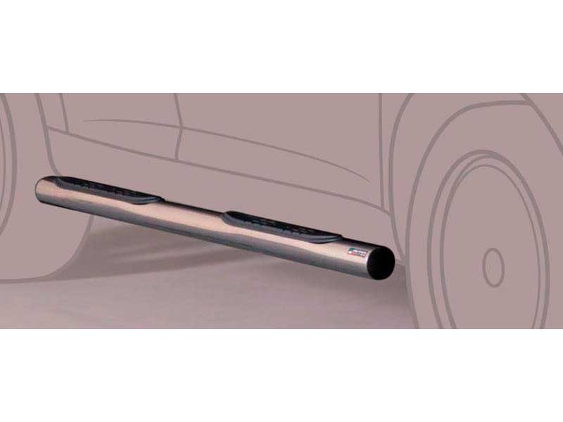 Estriberas Toyota Land Cruiser KDJ 125 Inox Tubo 76MM Estriberas Toyota Land Cruiser KDJ 125 Inox Tubo 76MM